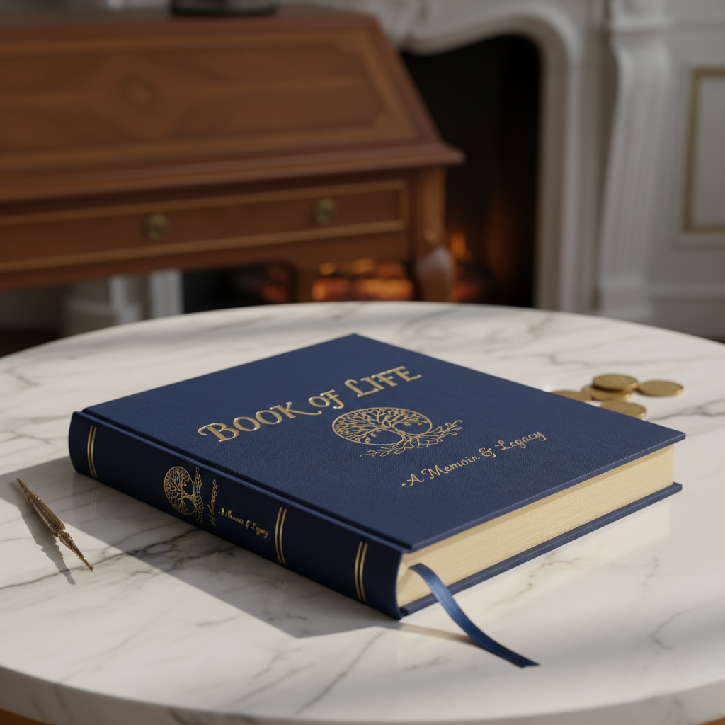 Premium hardcover Book of Life memory book