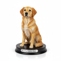 Custom hand-painted resin pet sculpture